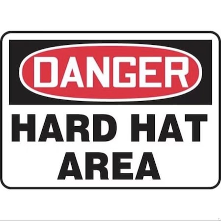 Accuform OSHA DANGER SAFETY SIGN HARD HAT FRMPPA004VS FRMPPA004VS